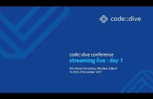 video stream do konferencji code::dive 2017 dzień 1