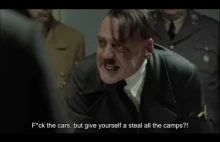 Hitler finds out about "polish death camps"