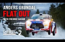 Anders Grøndal FLAT OUT Winter Rally with Drifter Fredric Aasbø