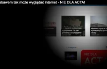 Wspolnie z Wykopem protestuj przeciw ACTA. Zobacz jak.