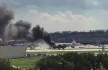 Boeing 767 stanął w płomieniach podczas startu. Są ranni <VIDEO>