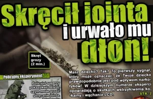 Faktoid zabiera głos w debacie antynarkotykowej: Skręcił jointa i urwało mu rękę