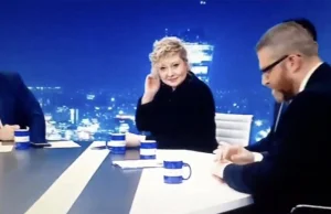 Panika w telewizji, poseł Grzegorz Braun zapytał o laptop Zbigniewa Z...