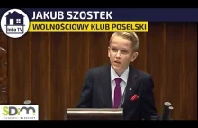 Jakub Szostek na XXIII sesji Sejmu Dzieci i Młodzieży o m.in. dostępie do broni