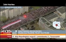 ''Je*ać, je*ać TVN'' w Polsat News i reakcja reporterki.