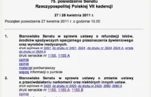 Senat w sprawie przeciwdziałania narkomanii