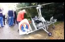 Ma 80 lat i zbudował własny helikopter.