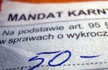 Skutki niezapłącenia mandatu?