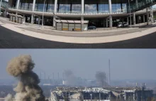 Ukraina - lotnisko w Doniecku wczoraj i dziś