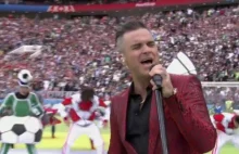 Robbie Williams pokazał środkowy palec podczas ceremonii otwarcia MŚ! Wideo