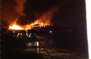 Wielki pożar w Sosnowcu