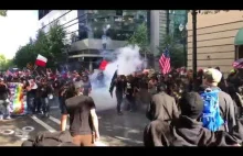 Antifa prowokuje zamieszki w Portland