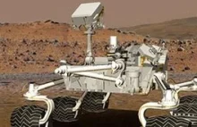 Łazik Curiosity wwierca się w Marsa [eng]