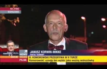 Janusz Korwin-Mikke o zwycięstwie Andrzeja Dudy