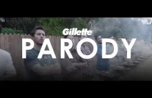 Parodia reklamy Gillette...