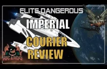 Elite: dangerous Imperial Courier Paint jobs & ship review