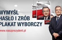 Konkurs na hasło wyborcze Bronisława Komorowskiego