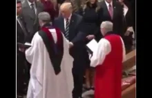 Czarny Biskup nie podał Trumpowi ręki w kosciele