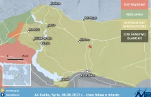 Sytuacja militarna w północnej Syrii [MAPA]