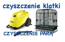 Czyszczenie klatki gorącą parą wodną! Parownica...