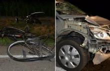 Śląskie: Samochód wjechał w grupę rowerzystów. Dwóch zginęło