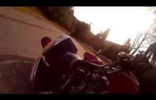 Wypadek motocyklowy na przełęczy Salmopol