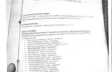 Lista osób objętych "działaniami sprawdzającymi" w 2006 roku