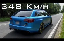 Audi RS6 R - 0-348 Km/h