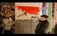 Jak Wałęsa potrącił kamerzystę na rocznicy obalenia muru berlińskiego.