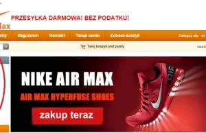 NikeAirMax9.pl - kolejny pseudosklep z podróbami, uwaga!