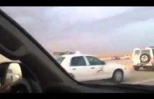 W Arabii Saudyjskiej też posiadają pokładowe kamery w samochodach.