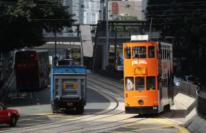 Piętrowe tramwaje Hongkongu