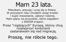 Mam 23 lata, boję się sytuacji z imigrantami.