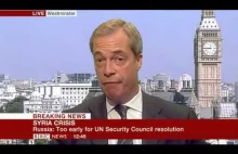 Nigel Farage przeciwko interwencji w Syrii [ENG]