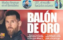 "Mundo Deportivo": Lionel Messi ma otrzymać Złotą Piłkę