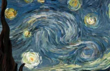 Obraz van Gogha zamieniony w interaktywną animację.