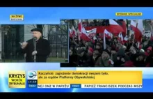 Kaczyński niszczy komuchów w przemówieniu na Marszu Wolności 13.12.2015