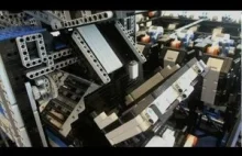 Maszyna sortująca klocki zrobiona z LEGO