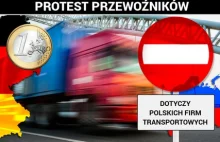 W poniedziałek 1000 tirów zablokuje Polskę