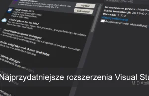 Najprzydatniejsze rozszerzenia Visual Studio » M.D Atelier - Michał...