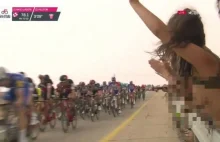 Nagie piersi fanki podczas… wyścigu Giro d’Italia