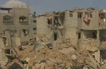 Dzielnice mieszkaniowe w Gazie zostały obrócone w pył [reportaż BBC]