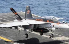 Irański dron przeszkadzał w lądowaniu na USS Nimitz