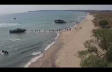 Lądowanie na plaży - Ćwiczenia NATO, Finlandii i Szwecji.