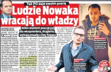 Ludzie Nowaka wracają do władzy