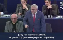 Czarnecki przeorany przez hiszpańskiego eurodeputowanego [video]