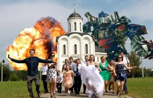 Rosyjskie zdjęcia ślubne