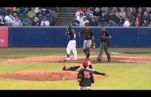 Niesamowity refleks miotacza w Baseballu