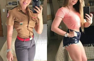 Kobiety w mundurach i bez