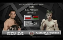 Wygrana walka Tomasza Mazura (@BigMazi) w zawodowym boksie